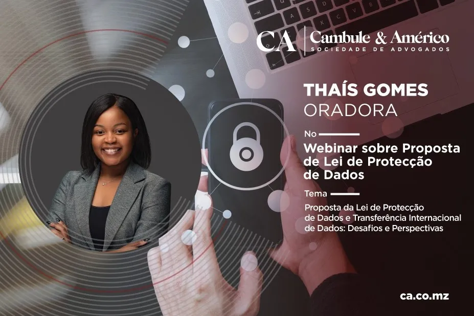 Thaís Gomes oradora em webinar sobre Lei de Protecção de Dados
