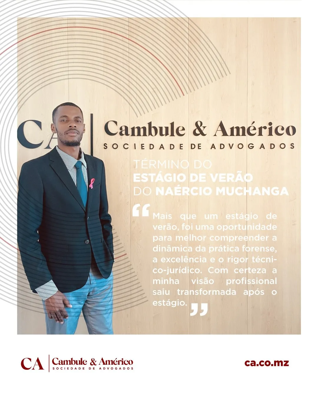 We have completed Naércio's Summer Internship Programme.