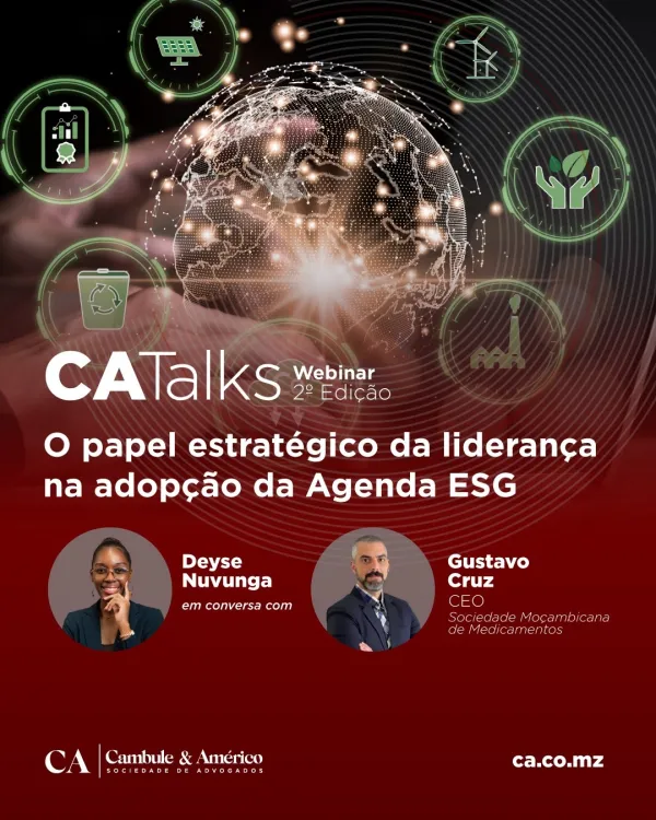 CA Talks - 2nd Edition of the Webinar - The Strategic Role of Leadership in Adopting ESG Practices