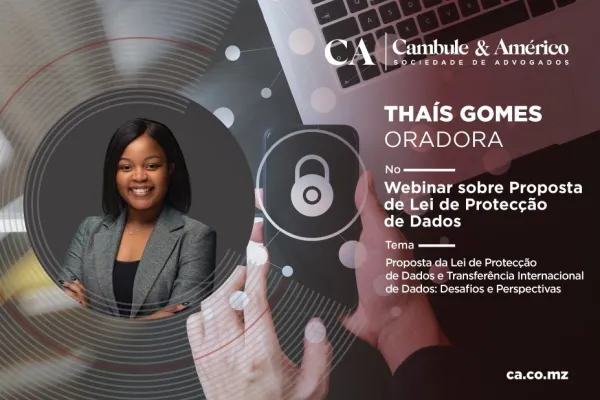 Thaís Gomes oradora em webinar sobre Lei de Protecção de Dados